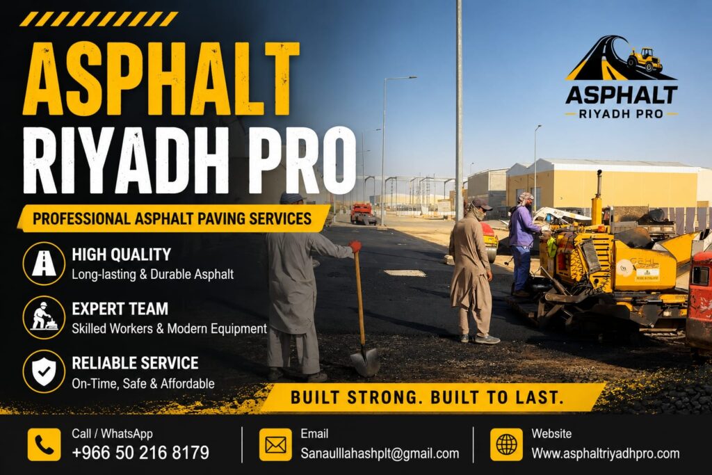 اسفلت مقاول في الرياض أفضل مقاول سفلتة في الرياض
